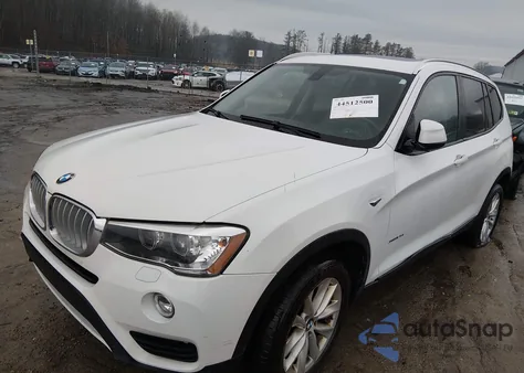 2017 BMW X3 xDrive28I from USA, damaged, VIN 5UXWX9C55H0T00662